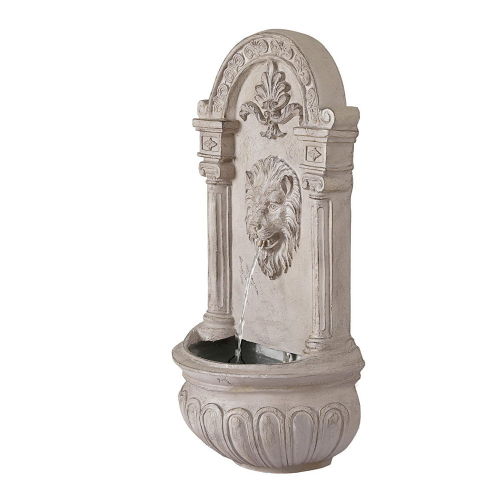 Solar Fountain Water Feature Wall Mount Garden Fountains 77CM Beige Outdoor Decor Fast shipping On sale