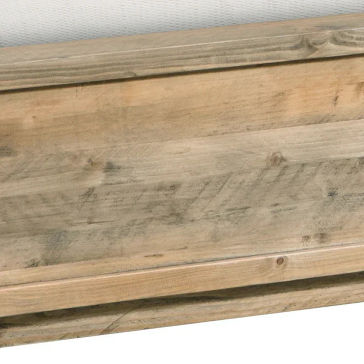 Solid Timber Bed Frame Queen Size Rustic Texture Fast shipping On sale