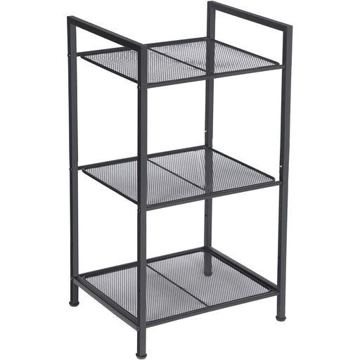 Songmics Bathroom Shelf 3-Tier Storage Rack with Adjustable - Black Cabinet Fast shipping On sale