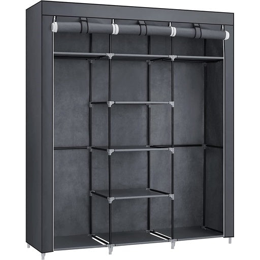 Songmics Clothes Storage Organizer Wardrobe Bedroom Cupboard - Gray Fast shipping On sale