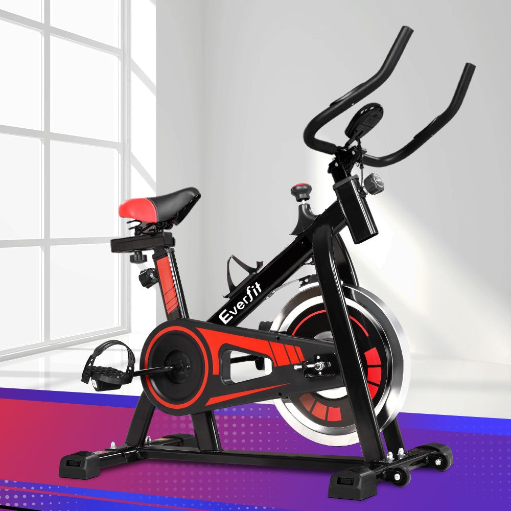 Spin Bike Exercise Flywheel Fitness Home Commercial Workout Gym Holder Sports & Fast shipping On sale