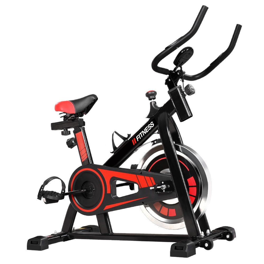 Spin Bike Exercise Flywheel Fitness Home Commercial Workout Gym Holder Sports & Fast shipping On sale