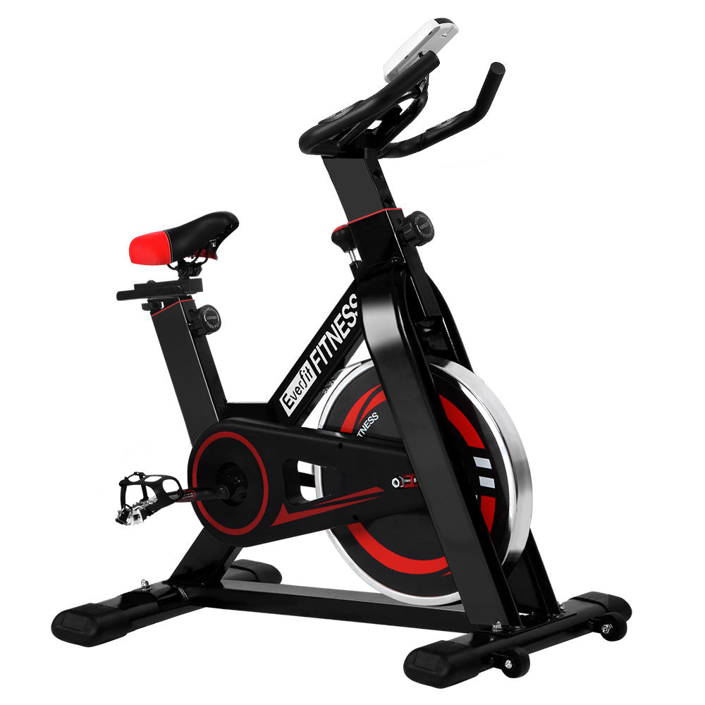 Spin Exercise Bike Cycling Fitness Commercial Home Workout Gym Black Sports & Fast shipping On sale
