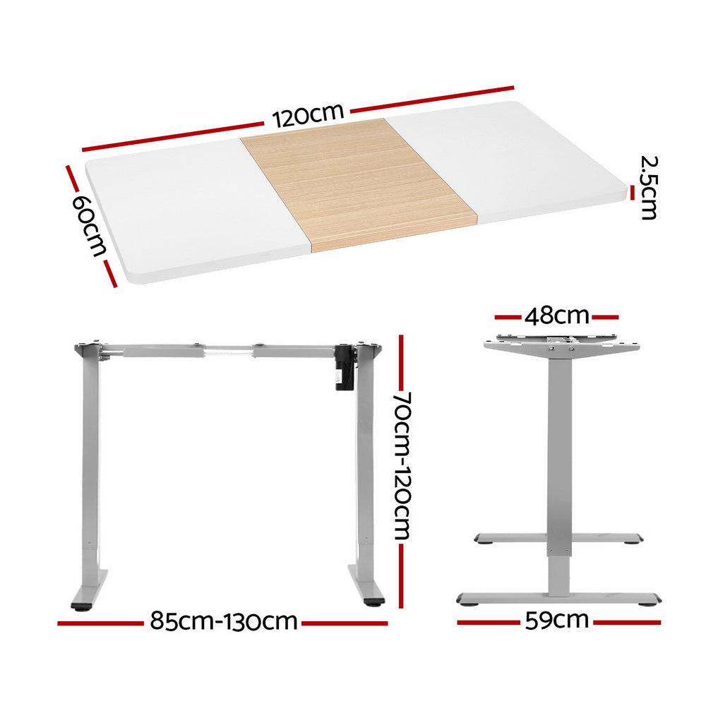 Standing Desk Electric Sit Stand Desks 120CM Office Fast shipping On sale