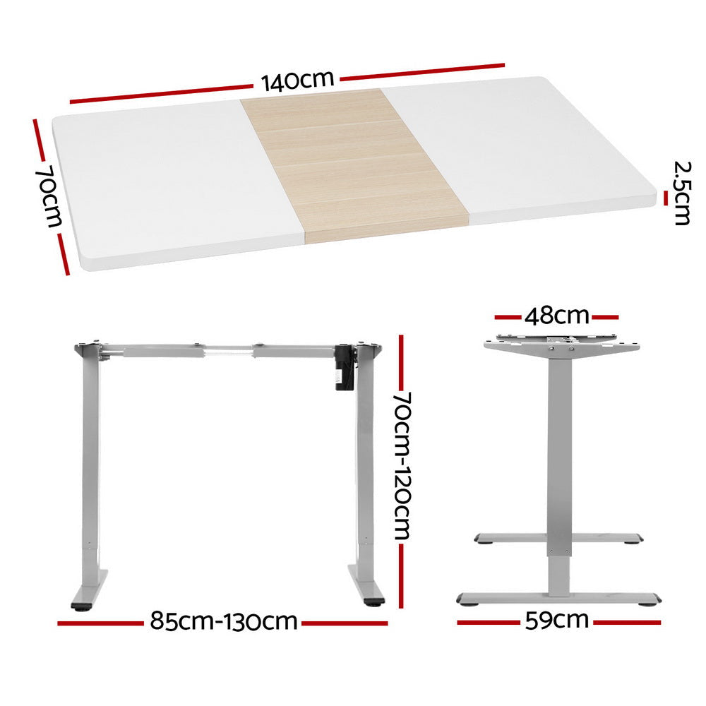 Standing Desk Electric Sit Stand Desks 140CM Office Fast shipping On sale