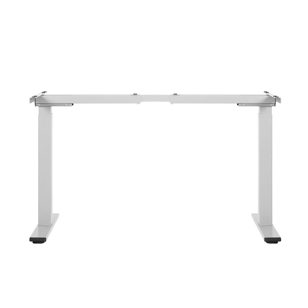 Standing Desk Sit Stand Motorised Adjustable Frame Only White Dual Motor Office Fast shipping On sale