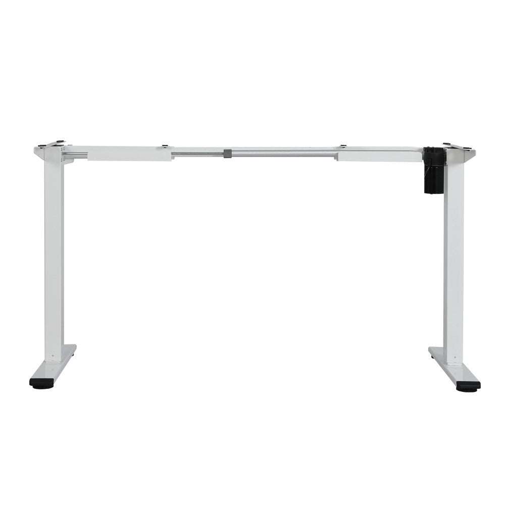 Standing Desk Sit Stand Motorised Height Adjustable Frame Only White Office Fast shipping On sale