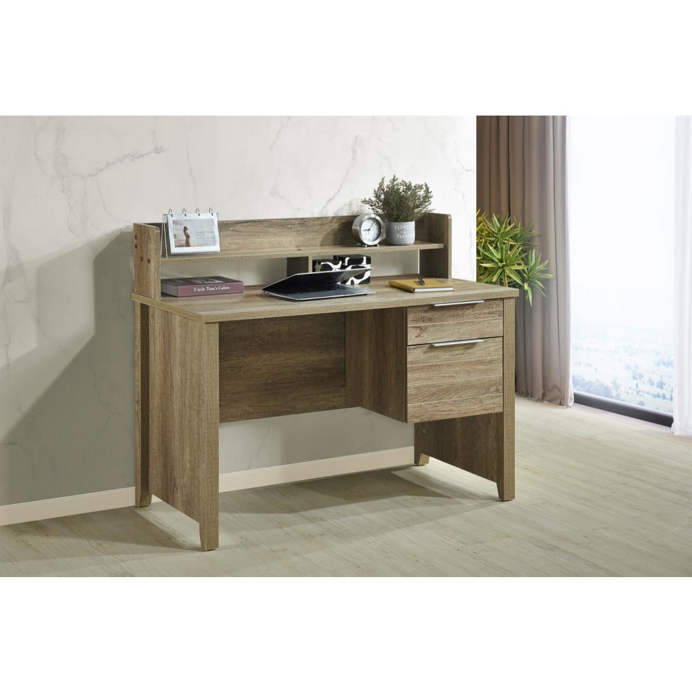 Study Desk with 2 Drawers Natural Wood like MDF Office Table Dining Set Fast shipping On sale