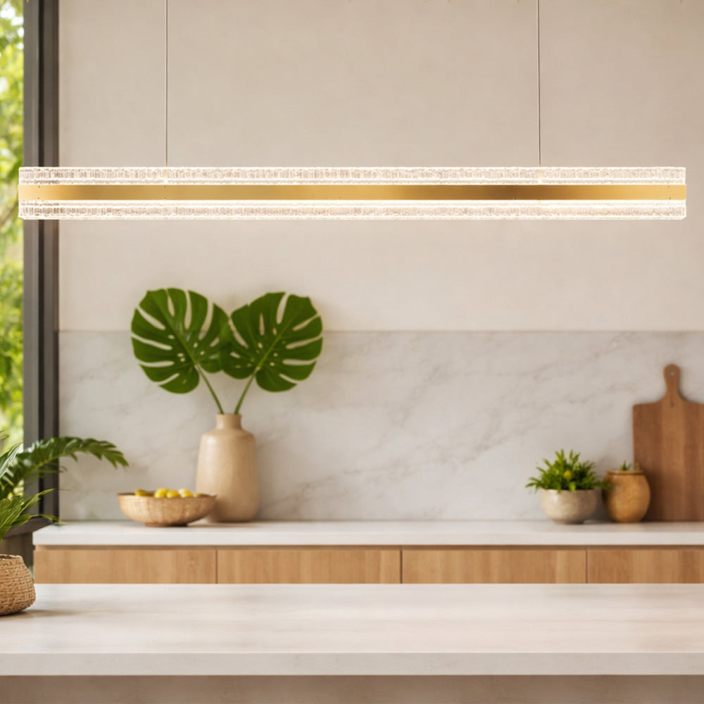 Sumit Light Momentous Living - Summit Inbuilt LED CCT Linear Pendant Lamp Light ...