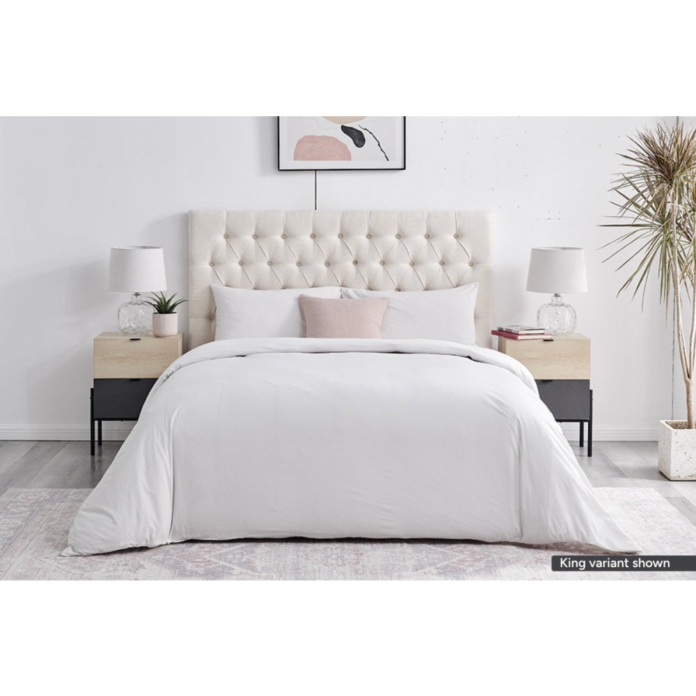 Sydney Stonewash Quilt Cover Set Light Grey Queen Fast shipping On sale