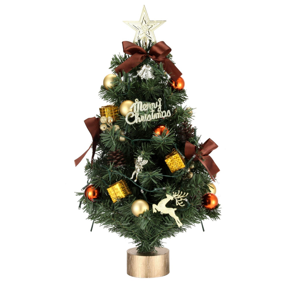 Tabletop Christmas Tree 60CM LED Xmas Topper Ornaments Fast shipping On sale