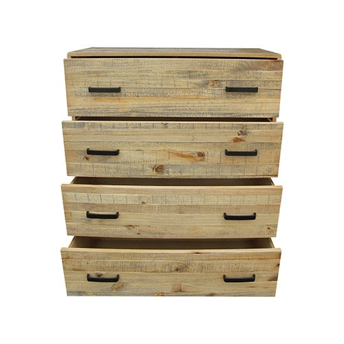 Tallboy Rustic Timber Chest Of Drawers Fast shipping On sale