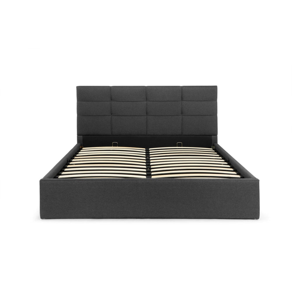 Tenby Gas Lift Collection Bed Frame Charcoal Grey Queen Fast shipping On sale