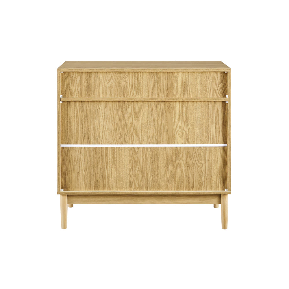 Tenjin Wooden 2-Door Sideboard Buffet Unit Storage Cabinet Natural & Fast shipping On sale