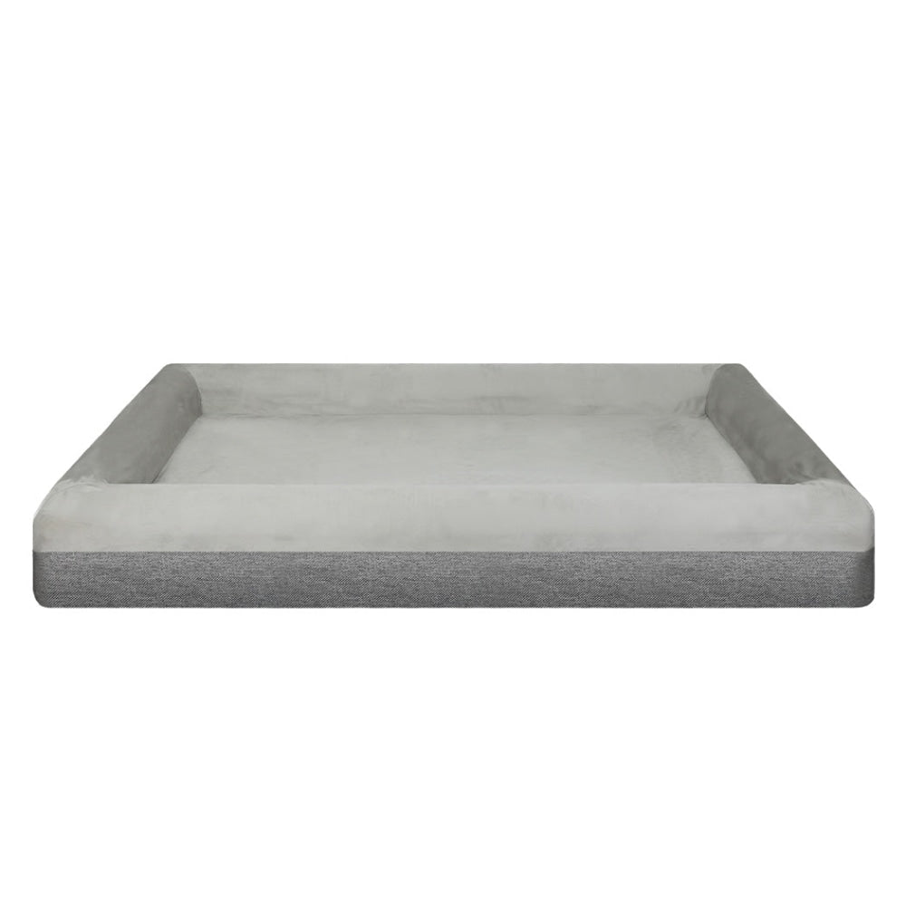 TheNapBed 2M Human Size Pet Bed Dog Calming Washable Memory Foam Orthopedic Grey Cares Fast shipping On sale