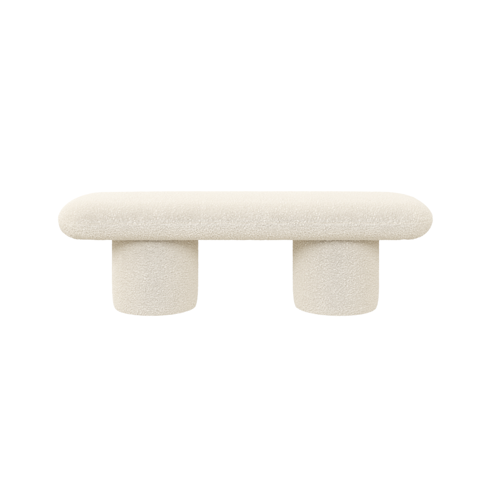 Totem Bench Foot Stool Ottoman Sesame Seed Low Fast shipping On sale