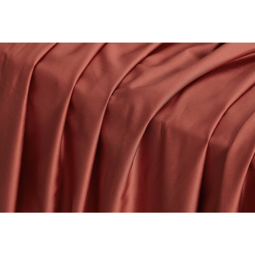 Trafalgar Brooklyn Bamboo Cotton Bed Sheet Set Rust Single Fast shipping On sale