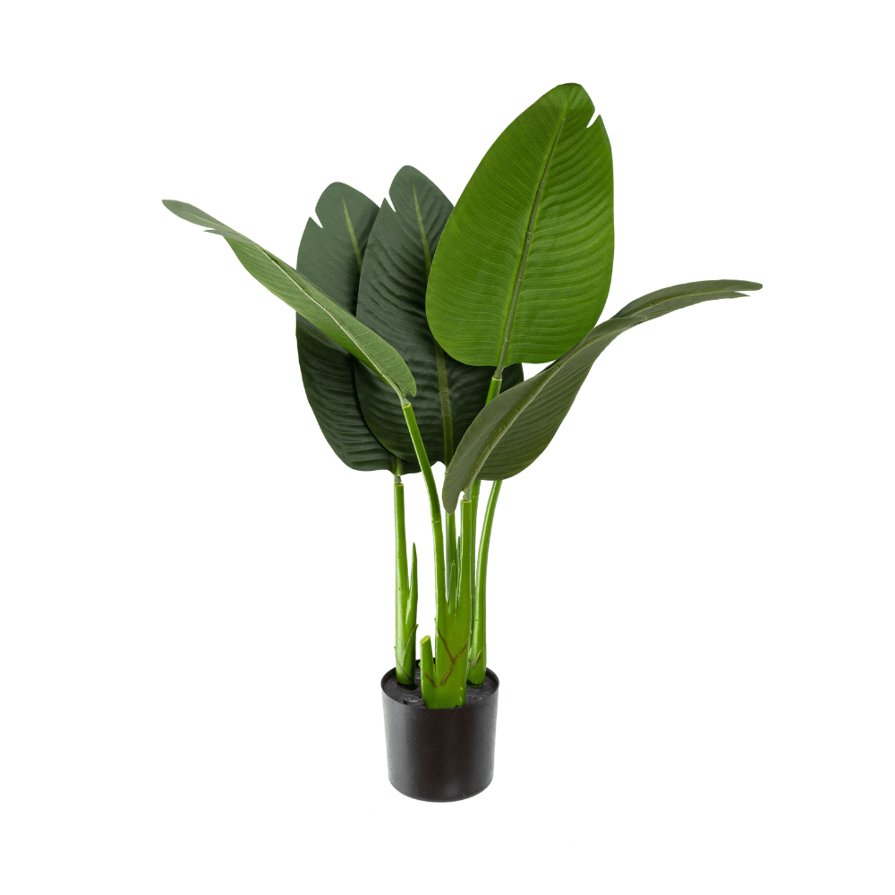 Traveller Palm Artificial Faux Plant Decorative With Planter Green Fast shipping On sale