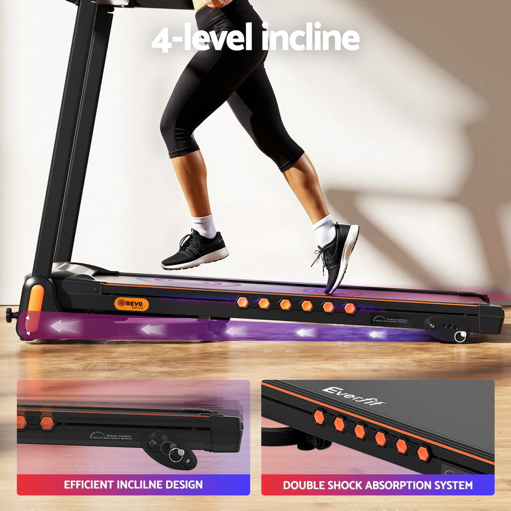 Treadmill Electric Home Gym Fitness Exercise Equipment Incline 390mm Sports & Fast shipping On sale