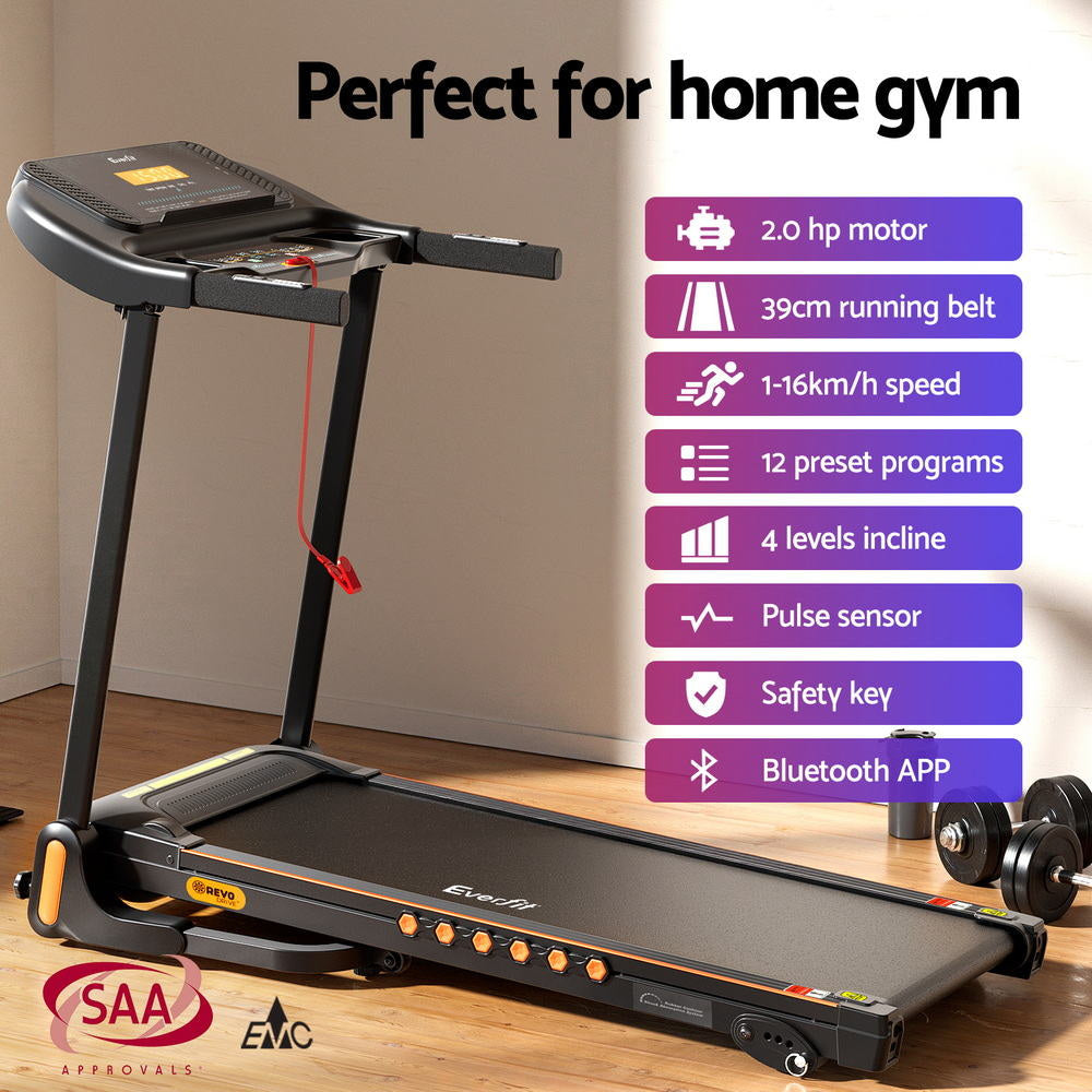 Treadmill Electric Home Gym Fitness Exercise Equipment Incline 390mm Sports & Fast shipping On sale