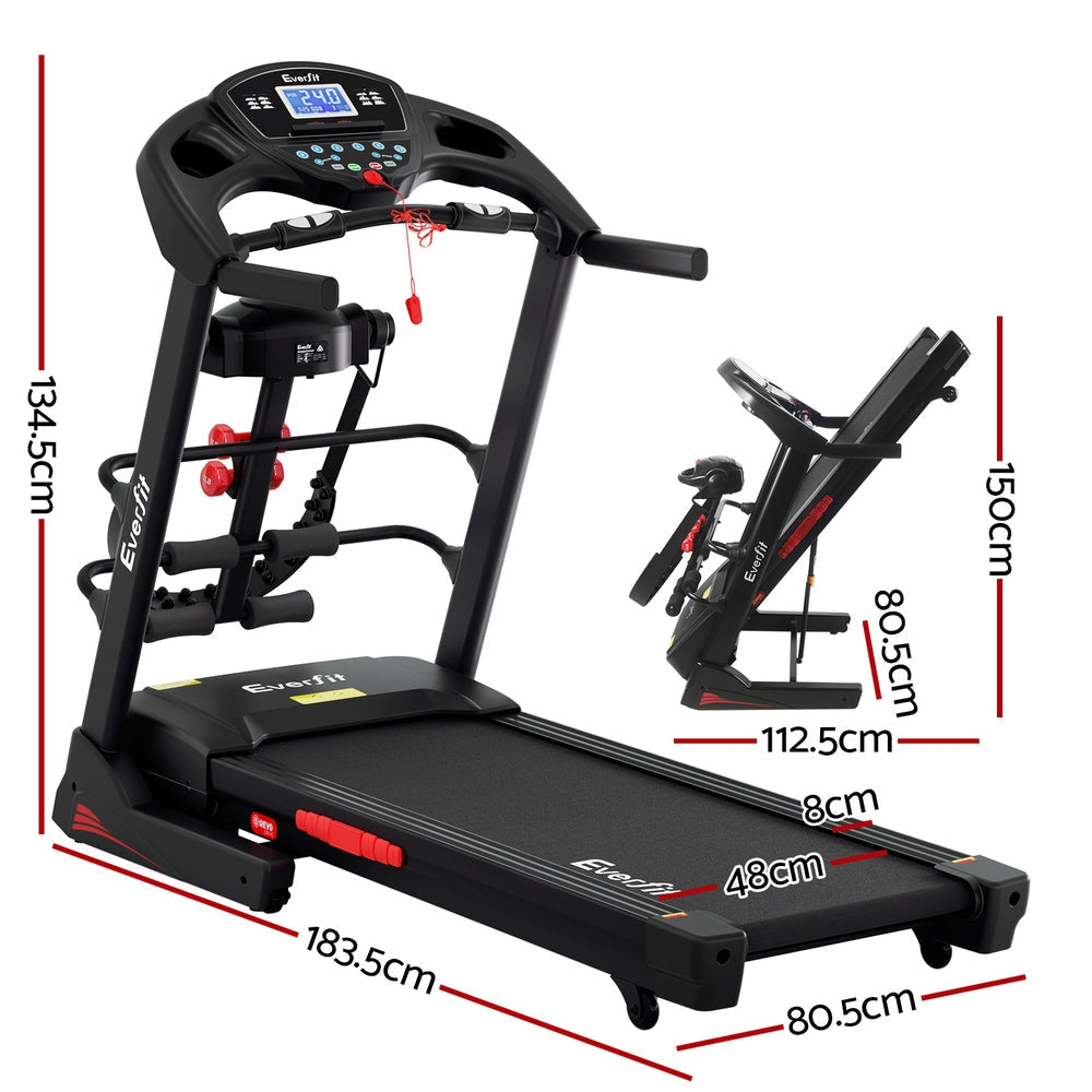 Treadmill Electric Home Gym Fitness Exercise Machine w/ Massager 480mm Sports & Fast shipping On sale