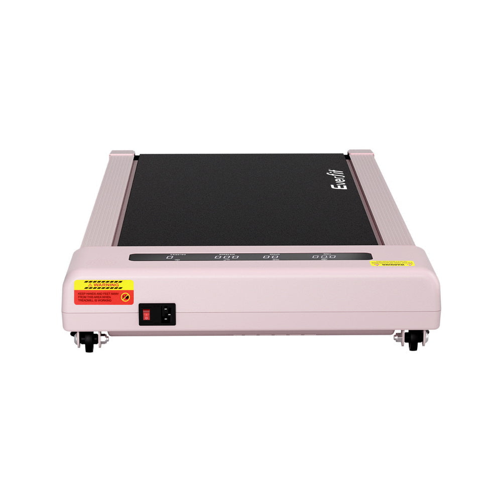 Treadmill Electric Walking Pad Incline Under Desk Home Gym 380mm Pink Sports & Fitness Fast shipping On sale