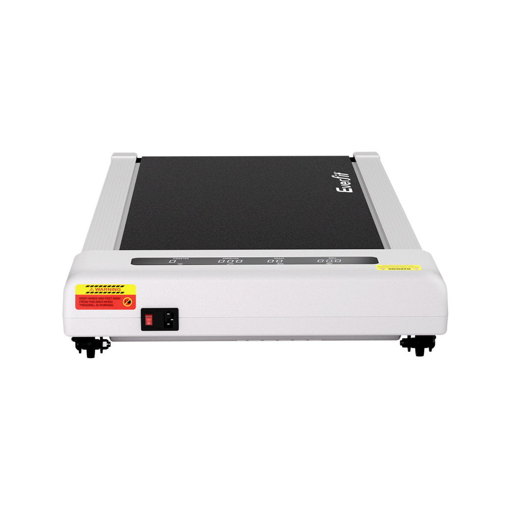 Treadmill Electric Walking Pad Incline Under Desk Home Gym 380mm White Sports & Fitness Fast shipping On sale