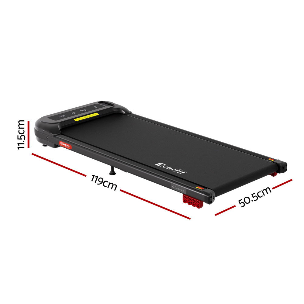 Treadmill Electric Walking Pad with Incline Under Desk Home Gym Black Sports & Fitness Fast shipping On sale