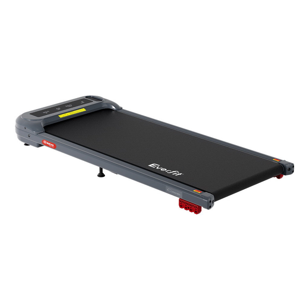 Treadmill Electric Walking Pad with Incline Under Desk Home Gym Grey Sports & Fitness Fast shipping On sale