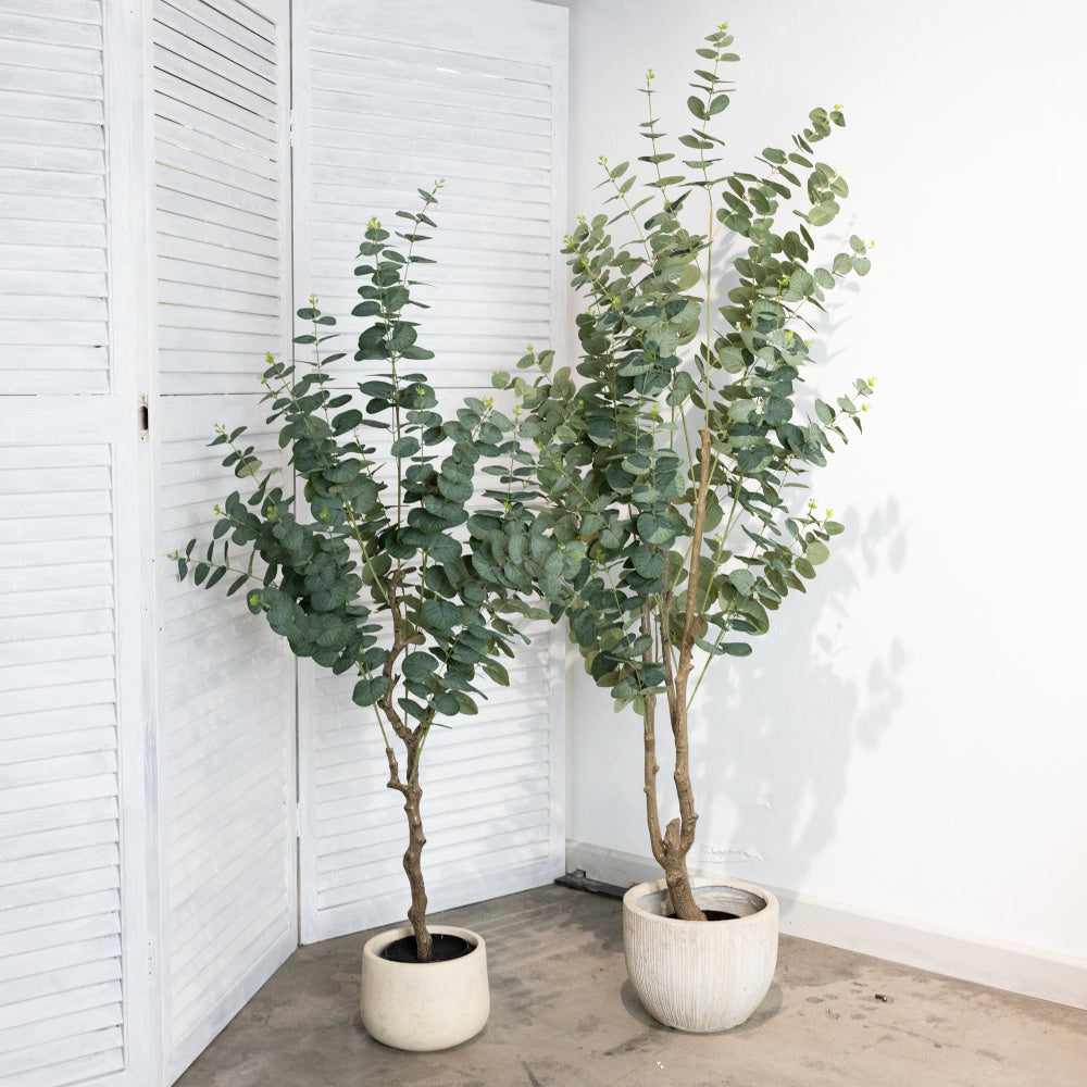 True Blue Eucalyptus 180cm Artificial Plant Flower Arrangement Decorative Fast shipping On sale