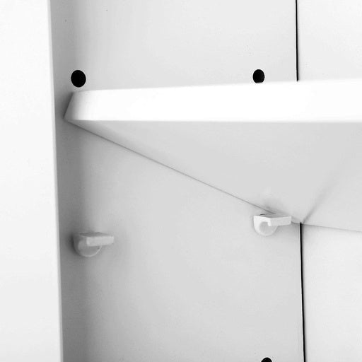 Vasagle Bathroom Wall Cabinet with Mirror and Adjustable Shelf - White Fast shipping On sale