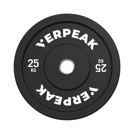 Verpeak Black Olympic Bumper Weight Plates Home Gym Set 25kg Sports & Fitness Fast shipping On sale