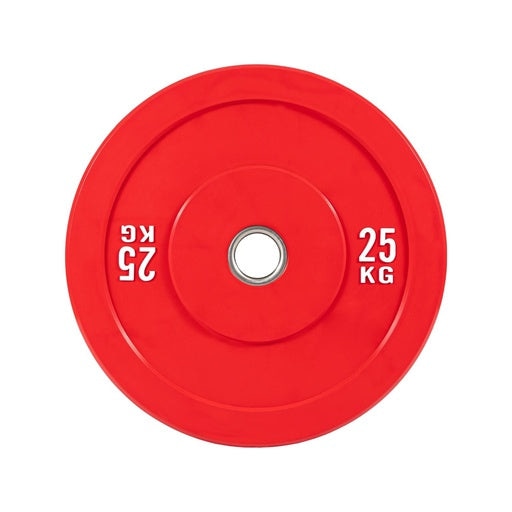 Verpeak Colour Bumper Plate 25KG Home Gym Fitness Exercise - Red Sports & Fast shipping On sale