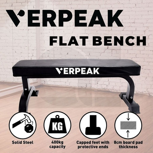 Verpeak Fitness Flat Bench Weight Press Home Gym Exercise Sports & Fast shipping On sale