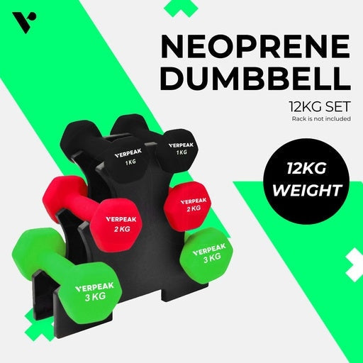 Verpeak Set of 2 Neoprene Dumbbell Home Gym Fitness Weightlifting Toning Sports & Fast shipping On sale