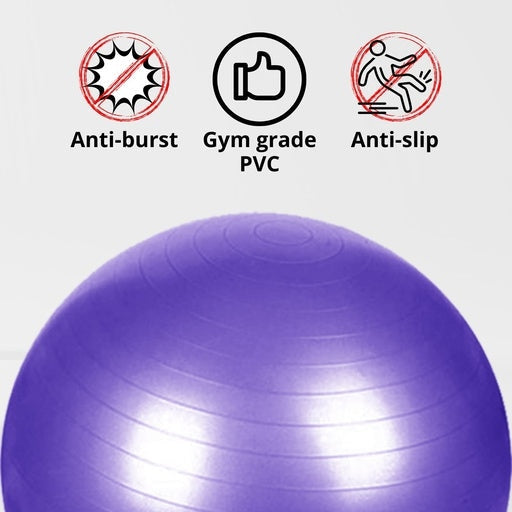 Verpeak Yoga Ball Gym Home Exercise 65cm - Red Sports & Fitness Fast shipping On sale