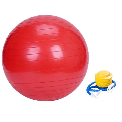 Verpeak Yoga Ball Gym Home Exercise 65cm - Red Sports & Fitness Fast shipping On sale