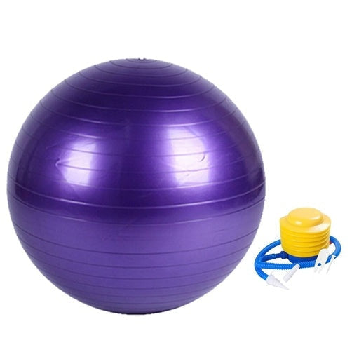 Verpeak Yoga Ball Gym Home Exercise 85cm - Purple Sports & Fitness Fast shipping On sale