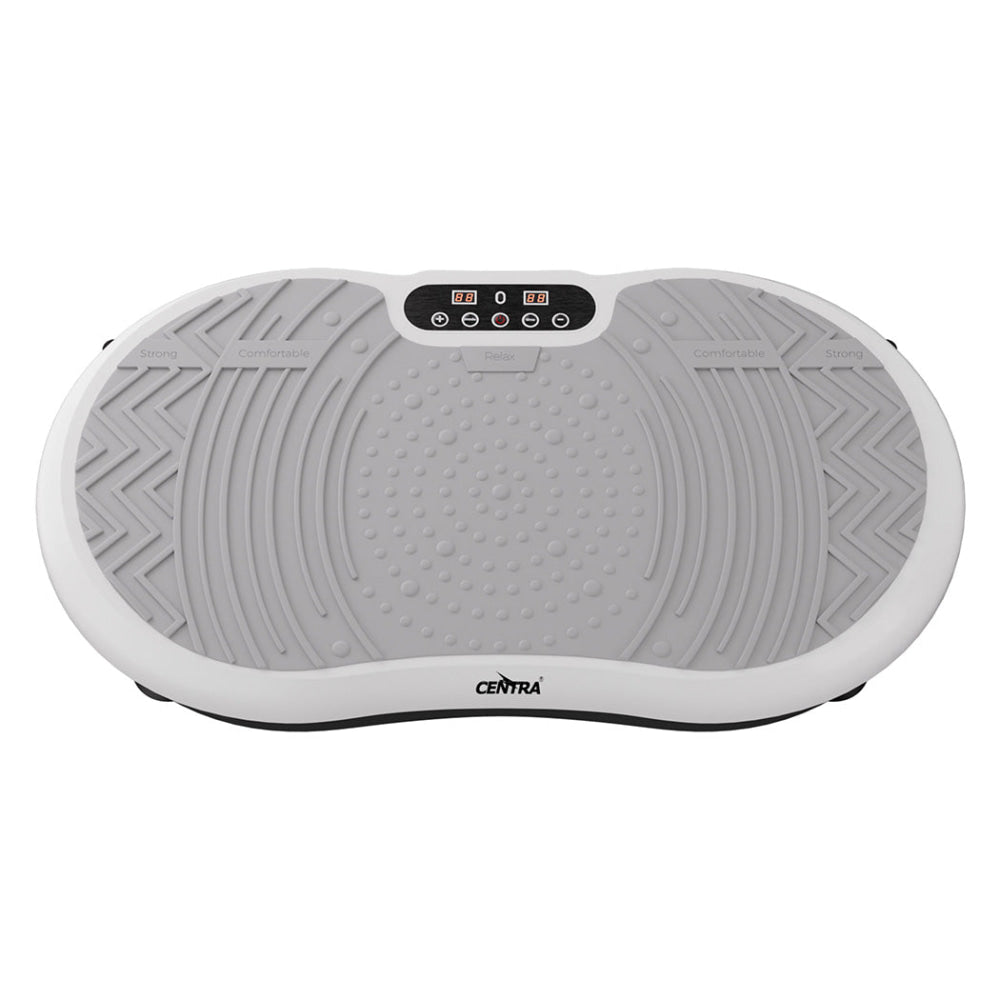 Vibration Plate Exercise Machine with 99 Speed Levels & Resistance Bands (White) Sports Fitness Fast shipping On sale