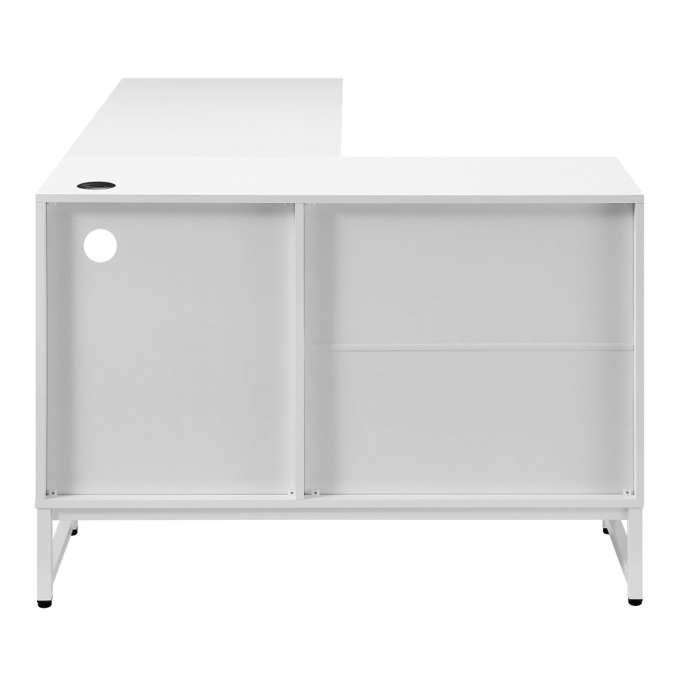 Vina L-shape Computer Working Home Office Desk 150cm White Fast shipping On sale