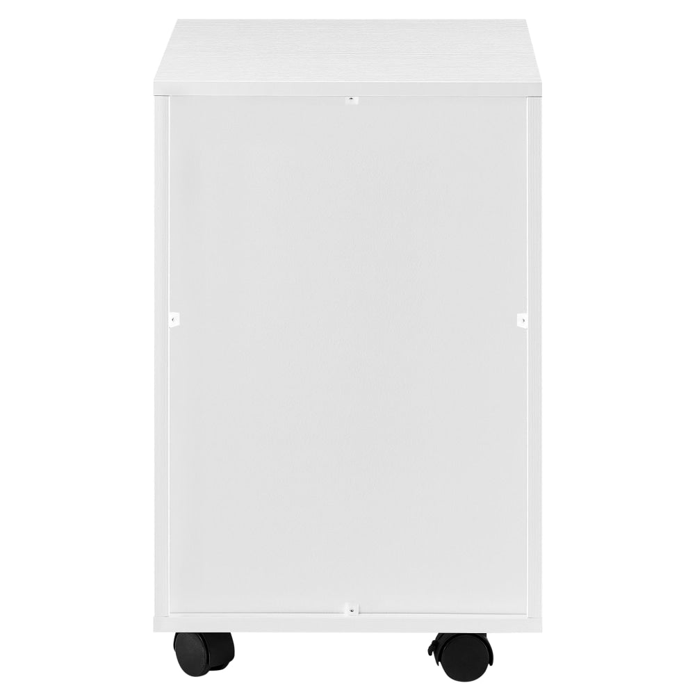 Vina Mobile Pedestal Storage Filling Cabinet 3-Drawers White Filing Fast shipping On sale