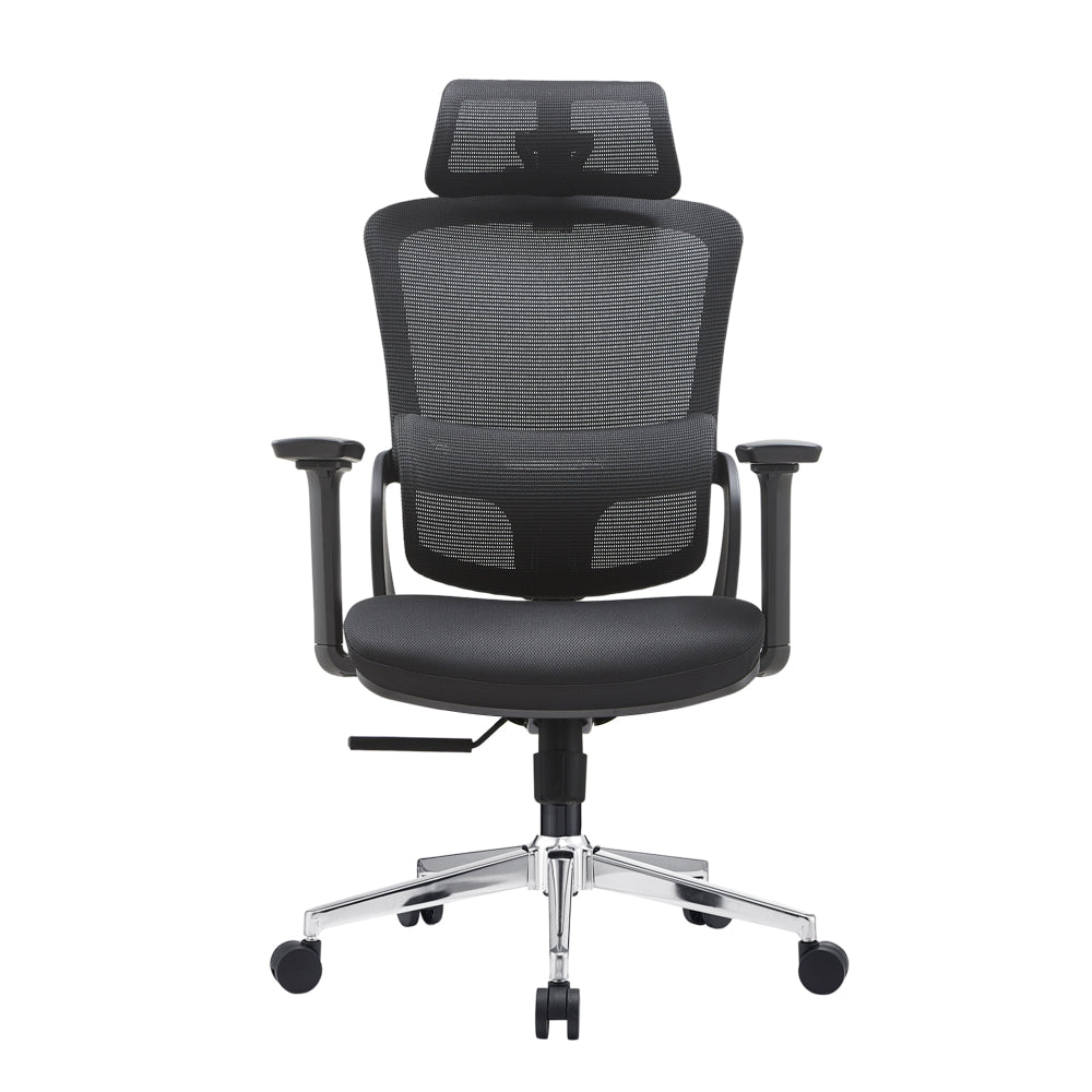 Vivian High Mesh Back Fabric Seat Ergonomic Computer Office Working Chair Black Fast shipping On sale