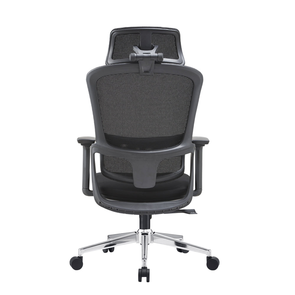 Vivian High Mesh Back Fabric Seat Ergonomic Computer Office Working Chair Black Fast shipping On sale