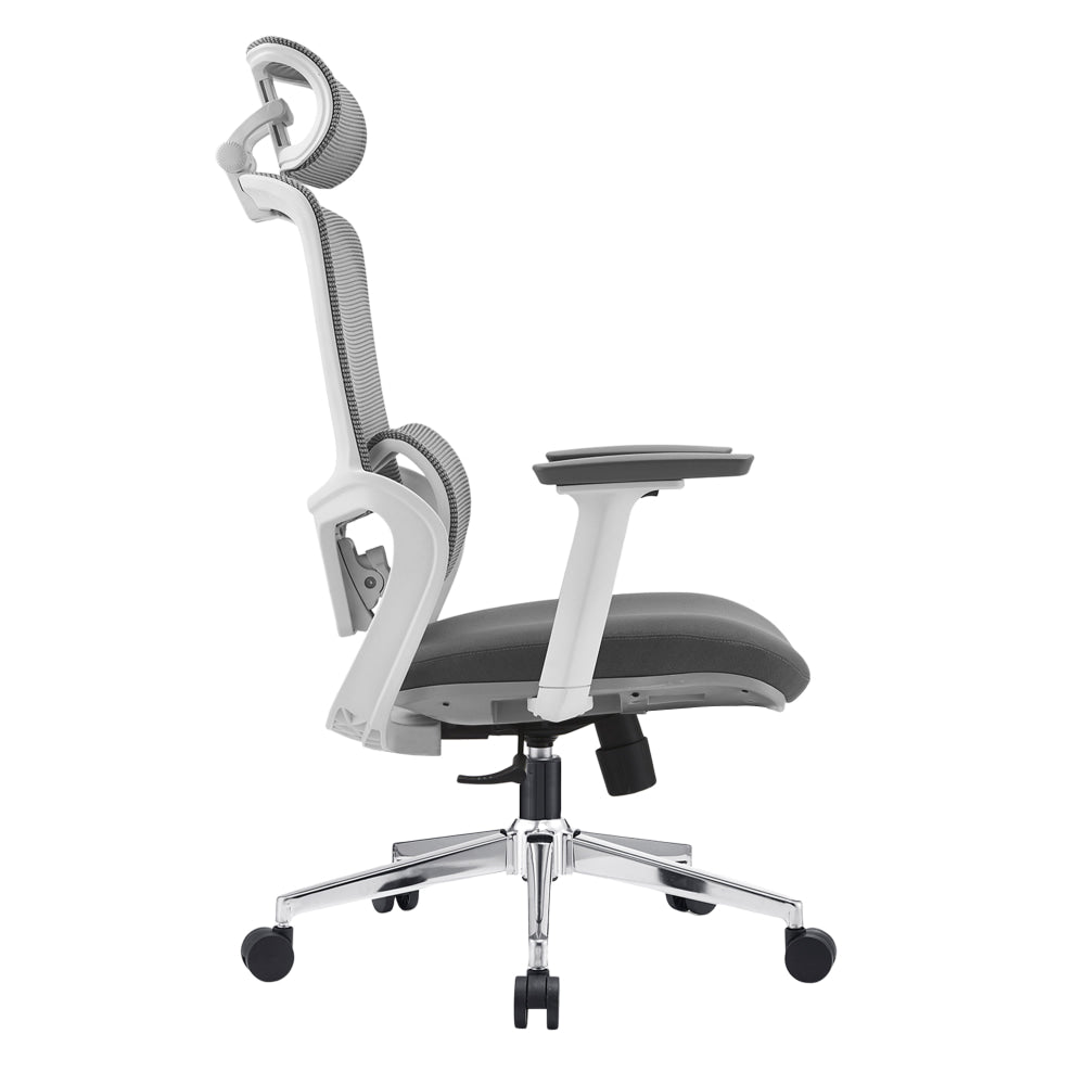 Vivian High Mesh Back Fabric Seat Ergonomic Computer Office Working Chair Grey Fast shipping On sale