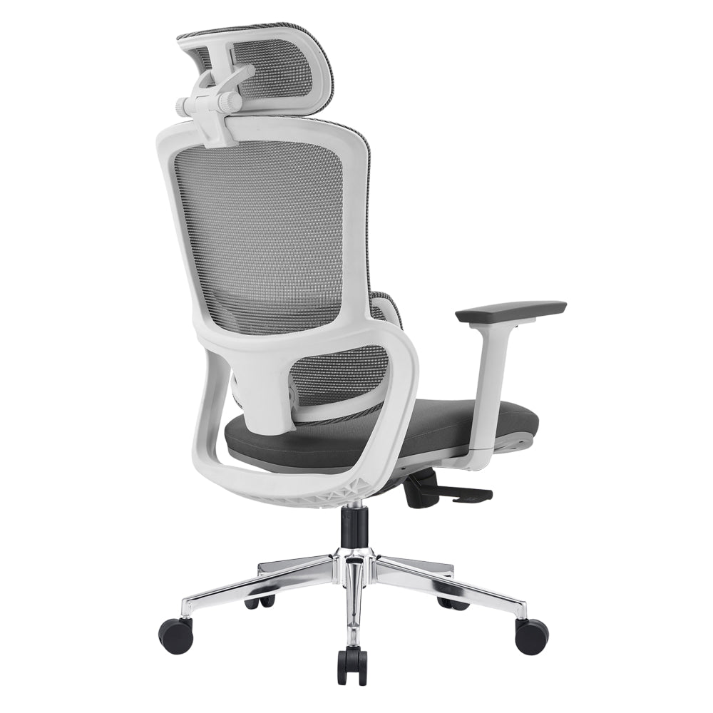 Vivian High Mesh Back Fabric Seat Ergonomic Computer Office Working Chair Grey Fast shipping On sale