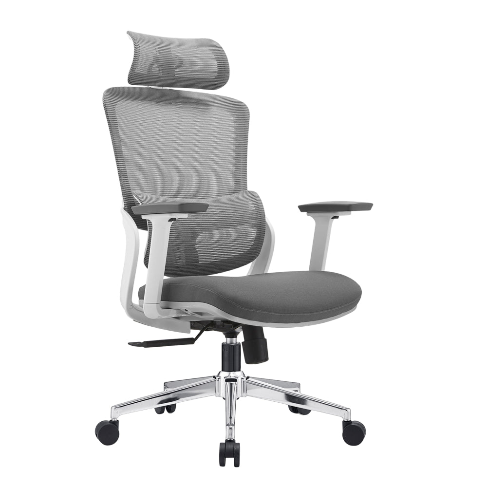 Vivian High Mesh Back Fabric Seat Ergonomic Computer Office Working Chair Grey Fast shipping On sale