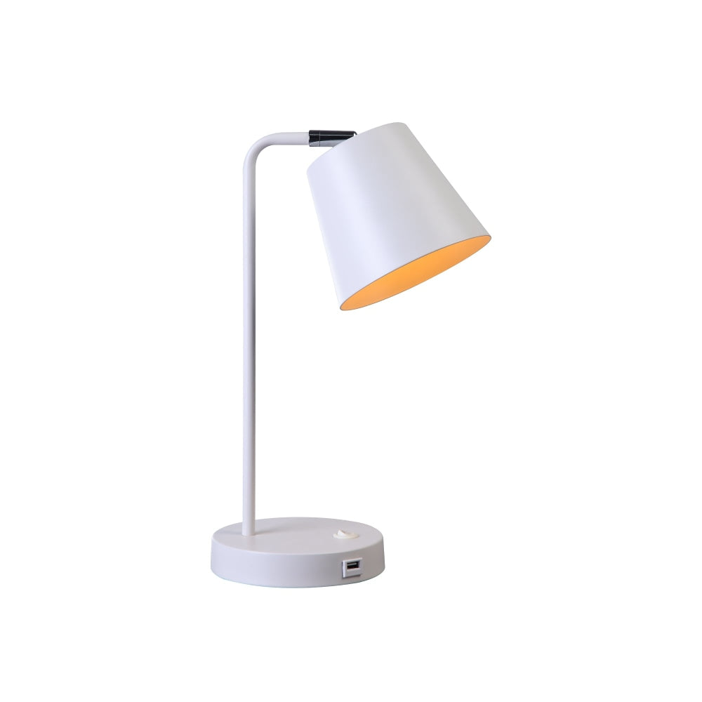 Volum USB Table Desk Metal Lamp Light Build-in Touch - White Fast shipping On sale