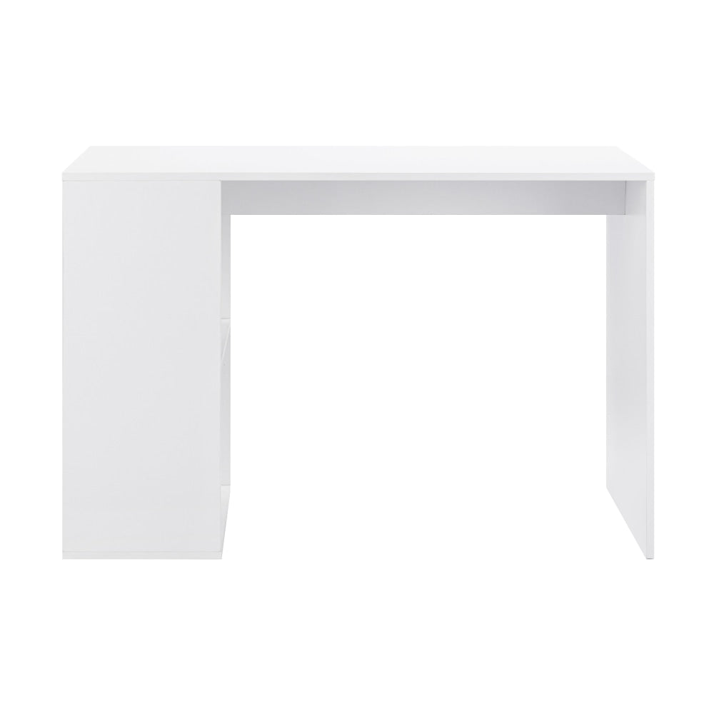 Walter Wooden Study Computer Working Task Office Desk Table W/ 2-Shelves White Fast shipping On sale