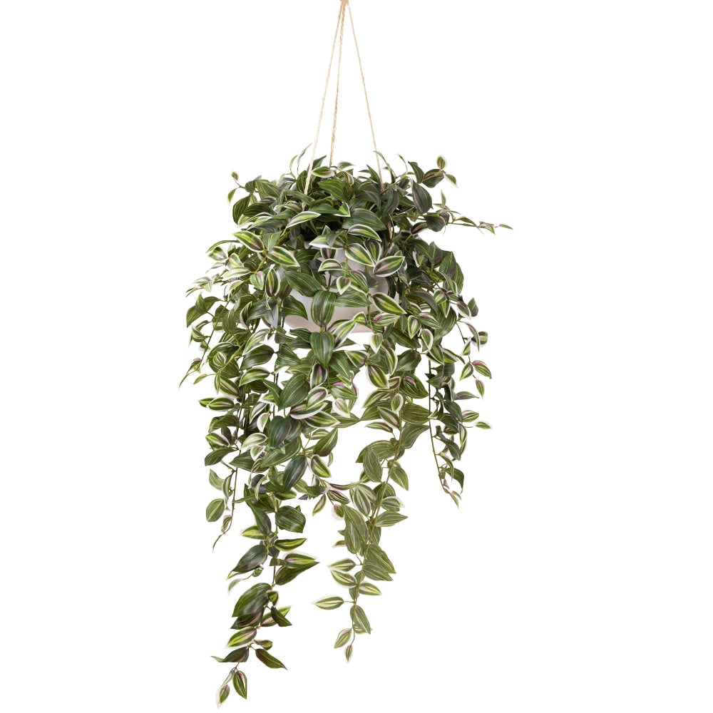 Wandering Jew 120cm Artificial Faux Plant Decorative In Hanging Pot Green Fast shipping On sale