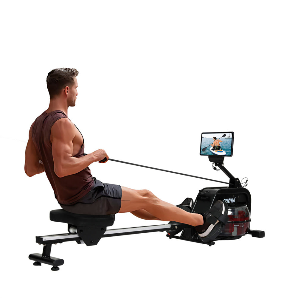 Momentous Living - Water Rowing Machine with Bluetooth App Support and ...